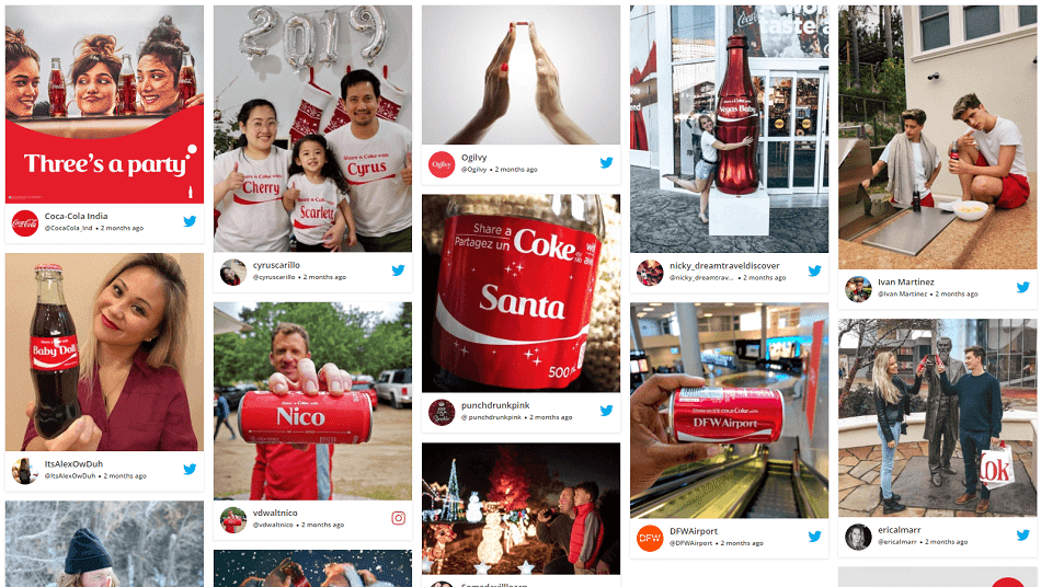 coca cola search results