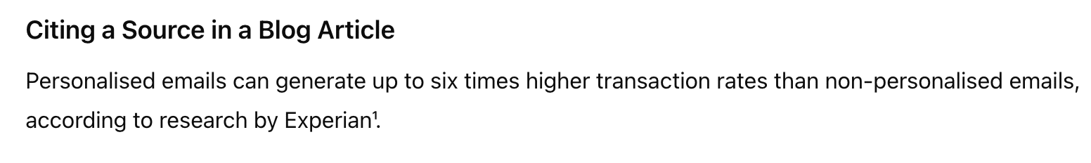 Insert citations and evidence as you go